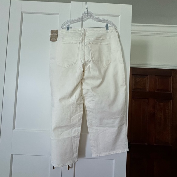Madewell Perfect Vintage Crop Wide
Leg Jeans in Tile White - Picture 3 of 4